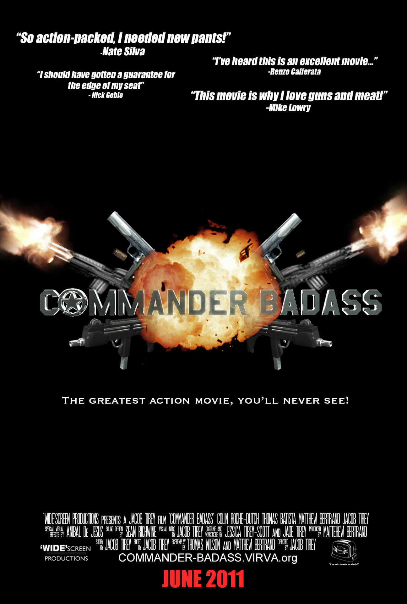 Commander Badass Movie Poster